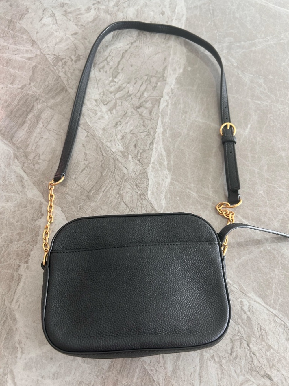 Tory Burch Black Pebbled Leather Crossbody - Picture 5 of 10